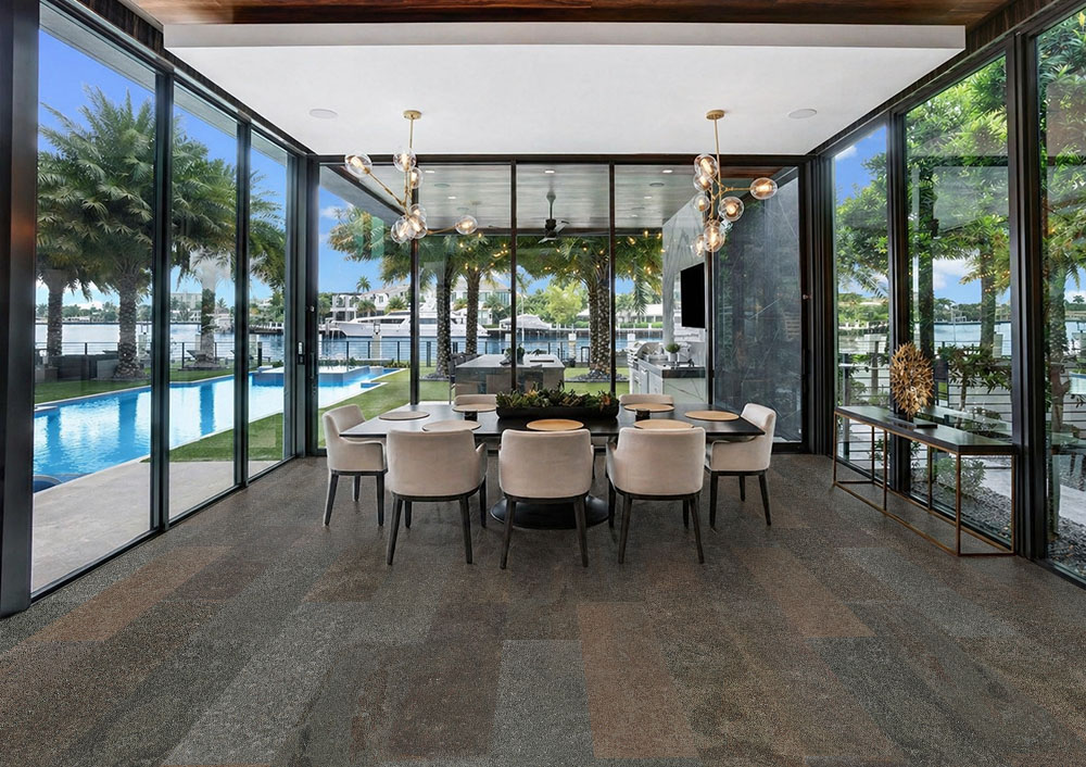 Gold Mica Slate - 7/16&Quot; (11Mm) - Swiss Real Stone (Rgms11) Gold Mica Slate Real Stone Floor Dinning Room