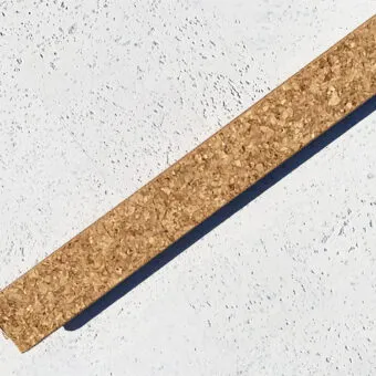 Golden beach cork flooring t molding transition threshold.