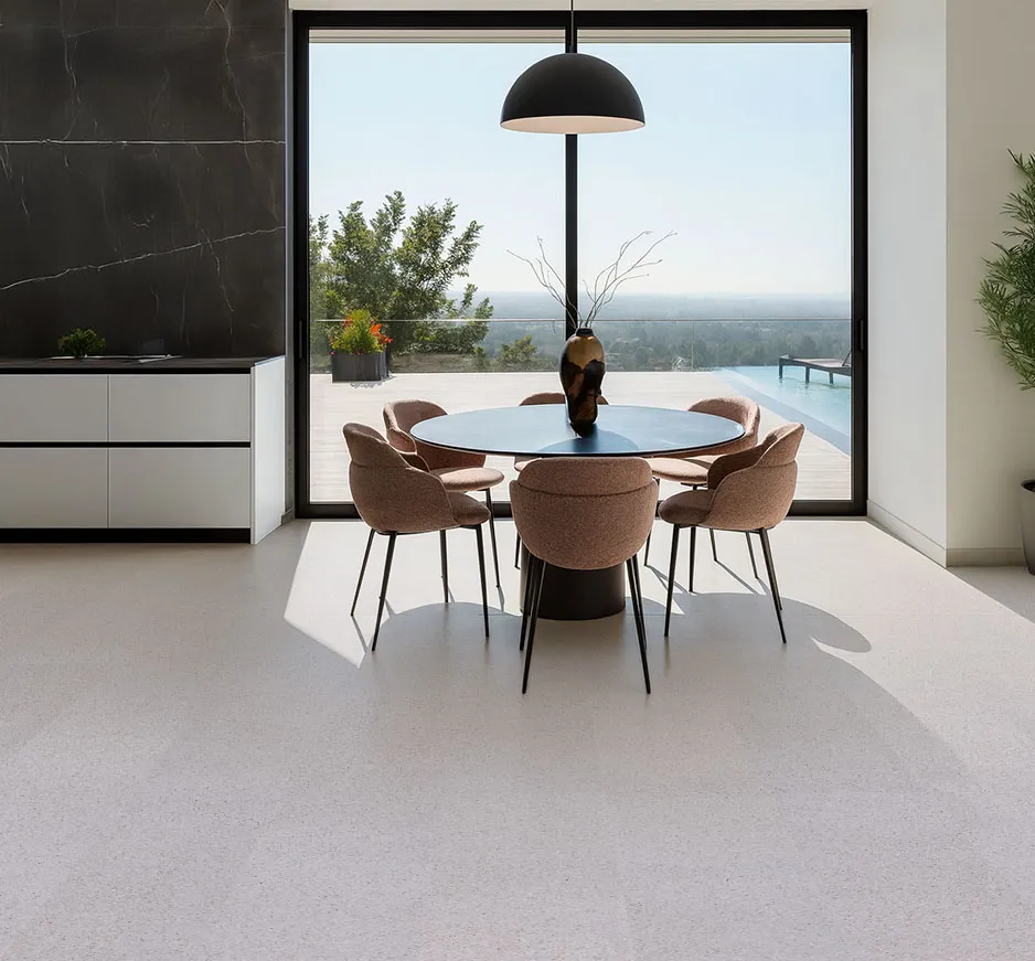 Grano - 25/64&Quot; (10Mm) - Cork Floating (Fgra10) Grano Cork Flooring That Adds Warmth And Contrast To The Minimalist Design.