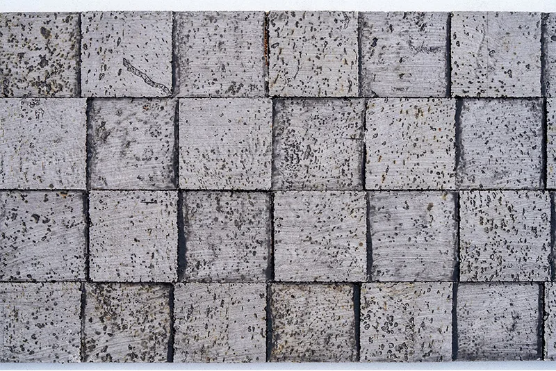 Gray Cubes - 25/64&Quot; (10Mm) - Cork Wall Tile (Wgcu10) Gray Cubes 3D Acoustic Cork Wall Panel Featuring Textured Gray Cork Blocks For Modern Interior Walls, Sound Absorption, Home Theaters, Offices, And Feature Wall Applications.