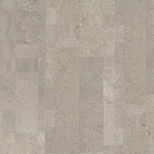gray leather cork flooring