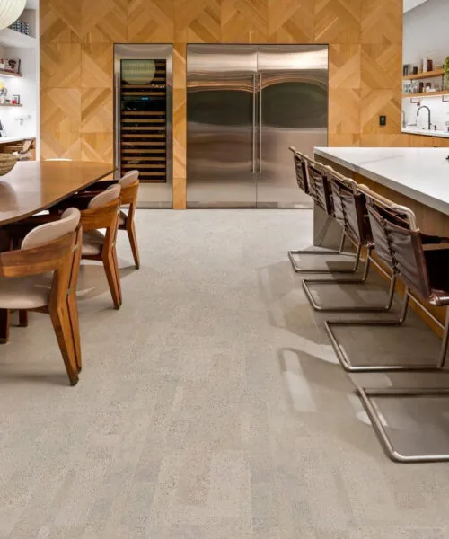 Gray Leather - 1/2&Quot; (12Mm) - Cork Floating (Fgl12) Gray Leather Grey Kitchen Luxury Home Cork Floor