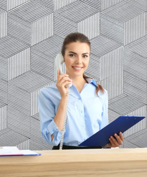 Gray Rigato - 7/16&Quot; (11Mm) - 3D Cork Wall Panels (Wgr11) Gray Rigato 3D Acoustic Cork Wall Panels Cork For Reception Areas
