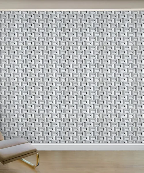 Greece White - 63/64&Quot; (25Mm) - 3D Cork Wall Panels (Wgwh25) Greece White 3D Acoustic Diffusion Wall Panels Noise-Reducing Tile Ceiling