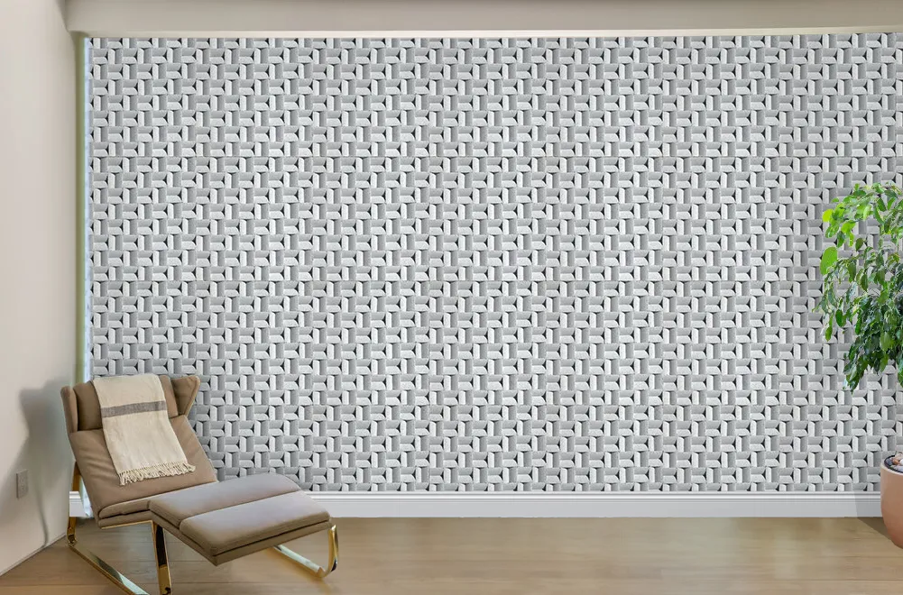 Greece White - 63/64&Quot; (25Mm) - 3D Cork Wall Panels (Wgwh25) Greece White 3D Acoustic Diffusion Wall Panels Noise-Reducing Tile Ceiling
