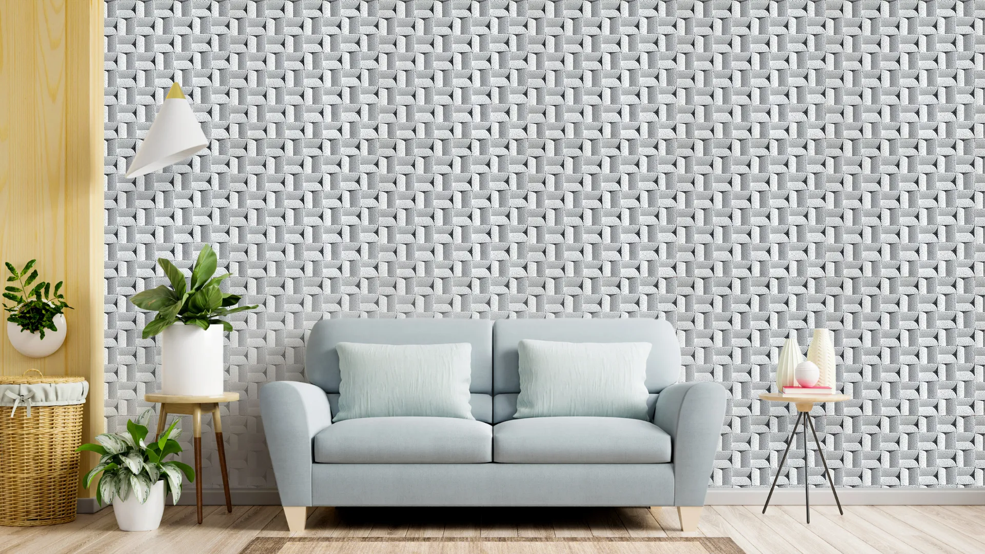 Greece White - 63/64&Quot; (25Mm) - 3D Cork Wall Panels (Wgwh25) Greece White 3D Acoustic Diffusion Wall Panels Noise-Reducing