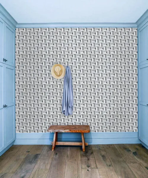 Greece White - 63/64&Quot; (25Mm) - 3D Cork Wall Panels (Wgwh25) Greece White 3D Acoustic Thermal Insulation Wall Panels