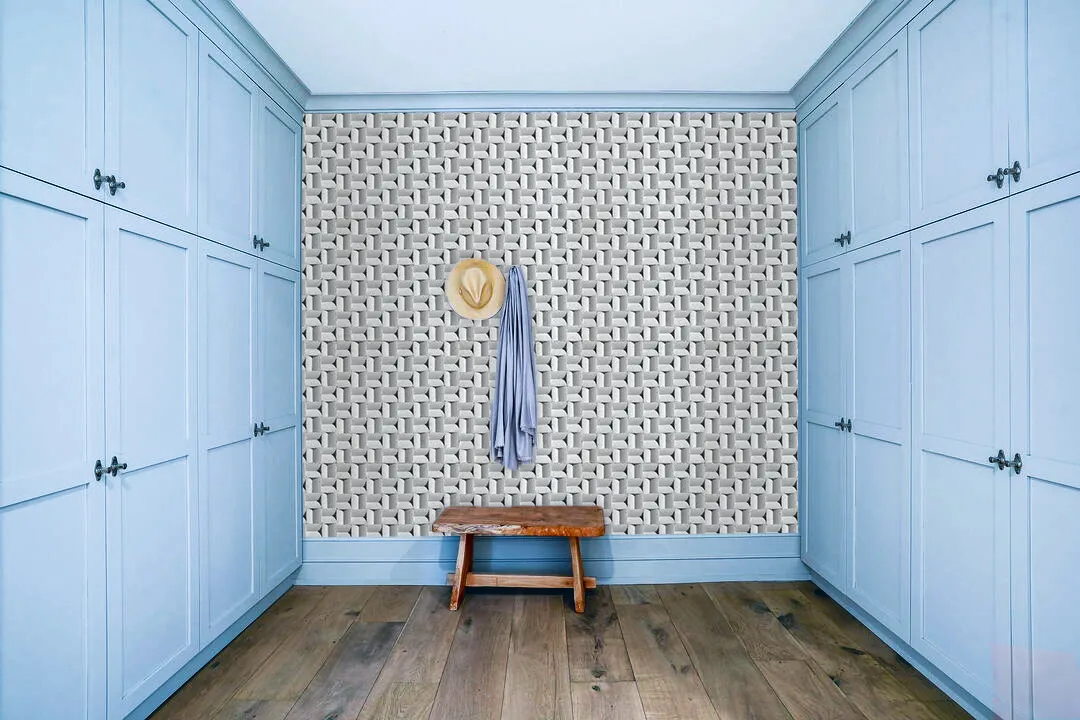 Greece White - 63/64&Quot; (25Mm) - 3D Cork Wall Panels (Wgwh25) Greece White 3D Acoustic Thermal Insulation Wall Panels