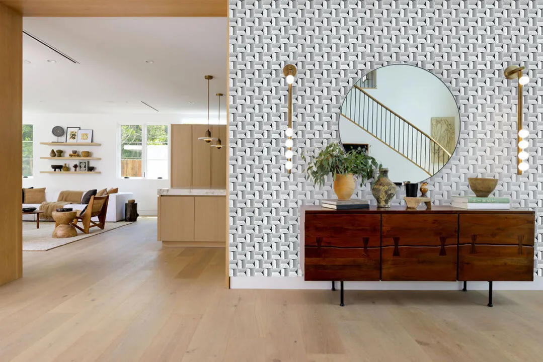 Greece White - 63/64&Quot; (25Mm) - 3D Cork Wall Panels (Wgwh25) Greece White Modern 3D Acoustic Wall Panels Sound-Absorbing