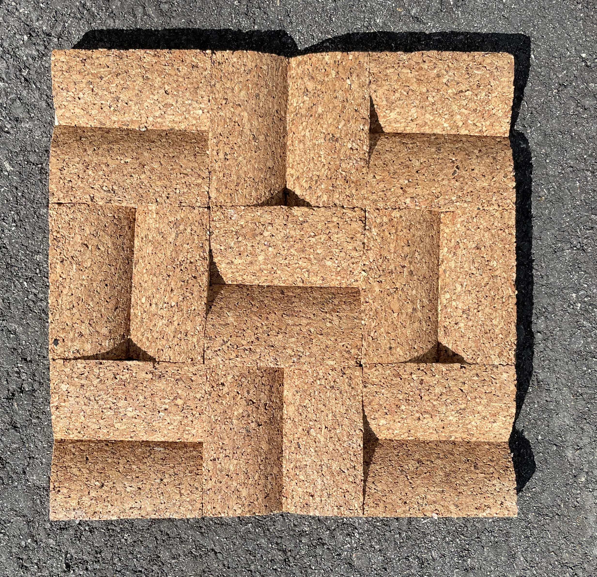 Greece Wood - 63/64&Quot; (25Mm) - 3D Cork Wall Panels (Wgwo25) Greece Wood – 63/64″ (25Mm) (3D Panel)