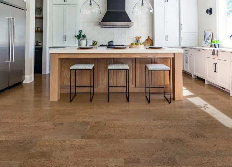 Hazel Durable Kitchen Cork Flooring