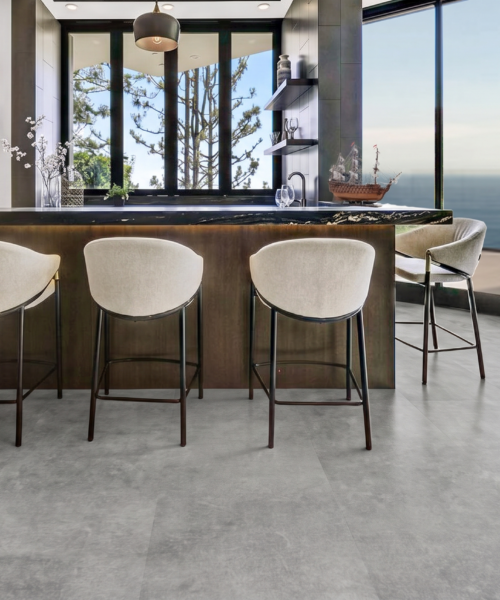 Industrial Grey - 3/8&Quot; (9.5Mm) - Swiss Real Linoleum Hydrowood Core Waterproof Floating Flooring (Nindg9.5) Icork 191639 Room0