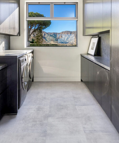 Industrial Grey - 3/8&Quot; (9.5Mm) - Swiss Real Linoleum Hydrowood Core Waterproof Floating Flooring (Nindg9.5) Industrial Gary Grey Swiss Real Linoleum Hydrowood Core Waterproof Laundry Room