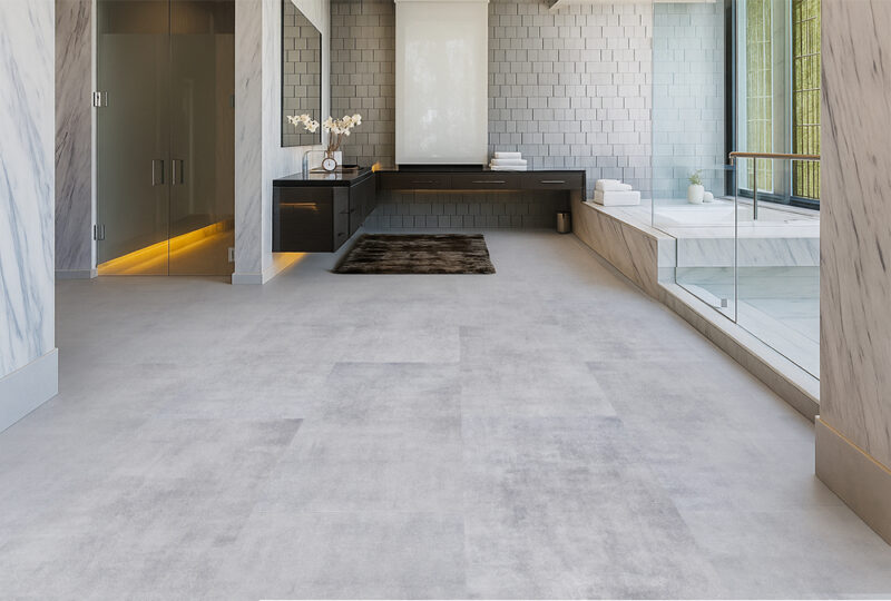 Industrial Grey Linoleum Flooring | Swiss Real Linoleum Floor USA