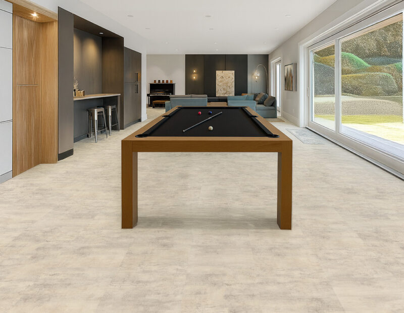Ivory Concrete Linoleum Flooring | Swiss Real Linoleum Floor USA