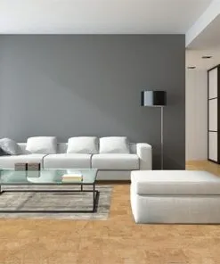 Leather - 1/4&Quot; (6Mm) - Cork Glue Down Tile (Gle6) Leather Cork Flooring Modern Loft Design Noise Thermal Insulation
