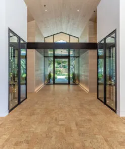 Leather - 1/2&Quot; (12Mm) - Cork Floating (Fle12) Leather Cork Non Allergenic Sustainable Flooring