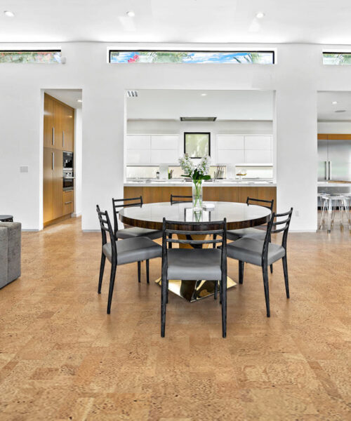 Leather - 1/2&Quot; (12Mm) - Cork Floating (Fle12) Leather Cork Sustainable Interior Design Wood Flooring