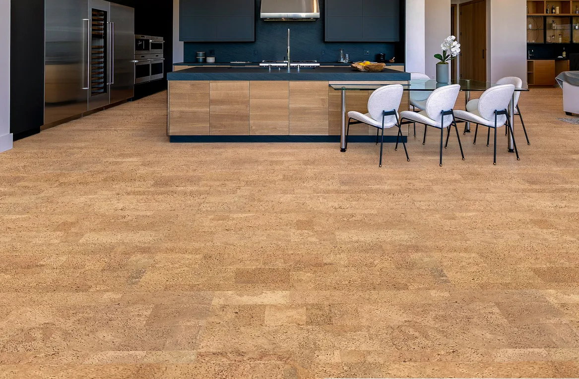 Leather - 1/2&Quot; (12Mm) - Cork Floating (Fle12) Leather Cork Water Resistance Flooring