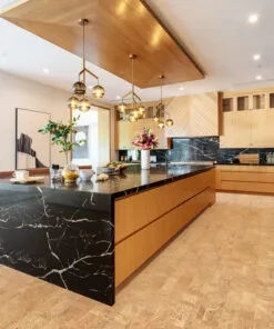 Leather - 1/2&Quot; (12Mm) - Cork Floating (Fle12) Leather Water-Resistant Soft Kitchen Flooring Options