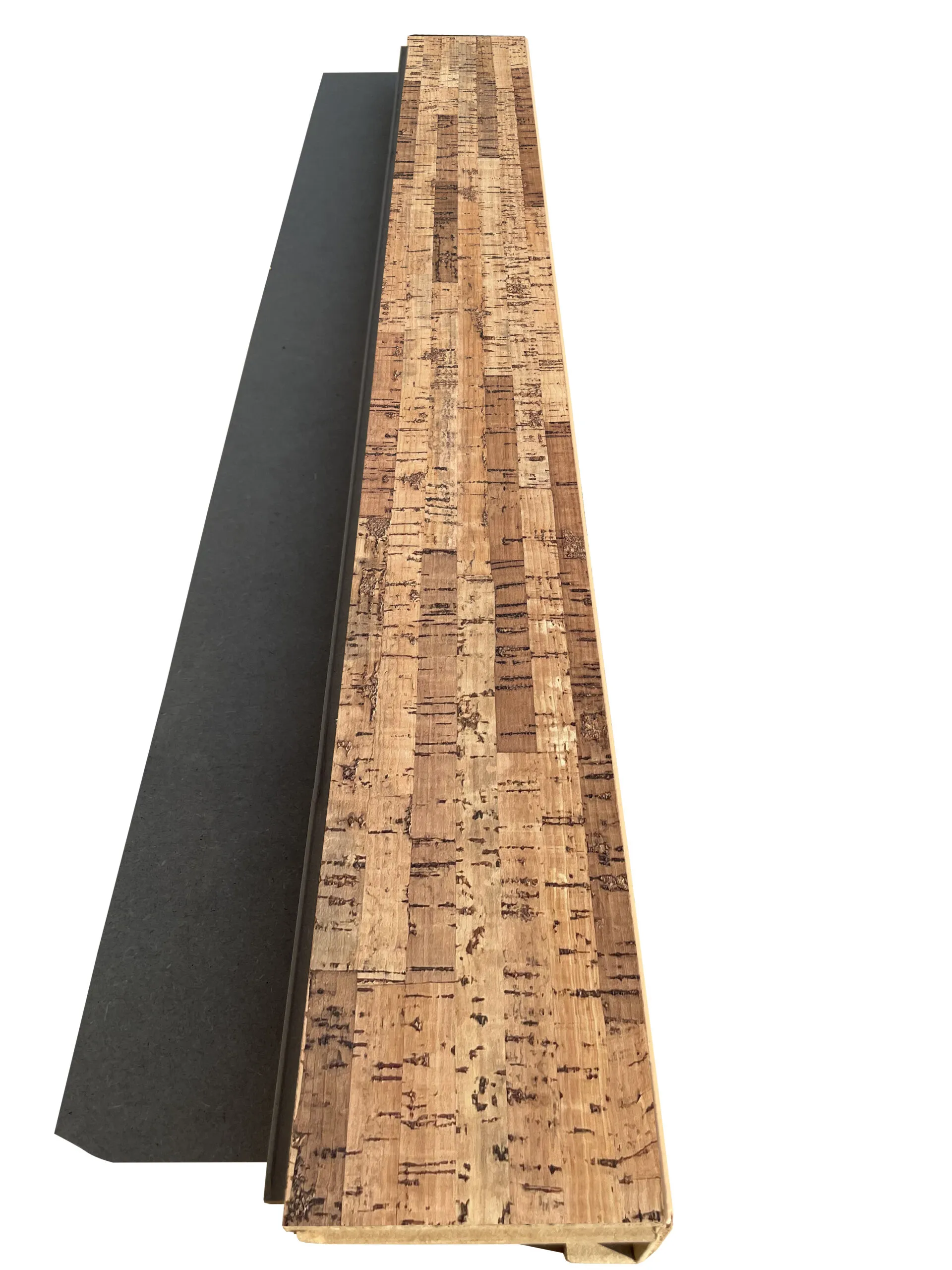 Linea Dark – 7/16 Inch (11Mm) – Swiss Real Cork Floating Stair Nosing (915Mm Long) (Nlin11) (Special Order) Linea Dark – 7/16″ (11Mm) (Stair Nosing)