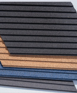 Linear Wood Black - 25/64&Quot; (10Mm) - 3D Acoustic Cork Wall Panels (Wlwobk10) Linear Geometry Elements 3D Cork Wall Panel Acoustic Wall Covering For Architectural Echo