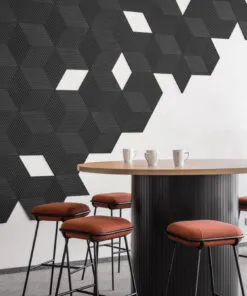 Linear Wood Black - 25/64&Quot; (10Mm) - 3D Acoustic Cork Wall Panels (Wlwobk10) Linear Wood Black – 25/64″ (10Mm) (Wall Tile) - Image 5