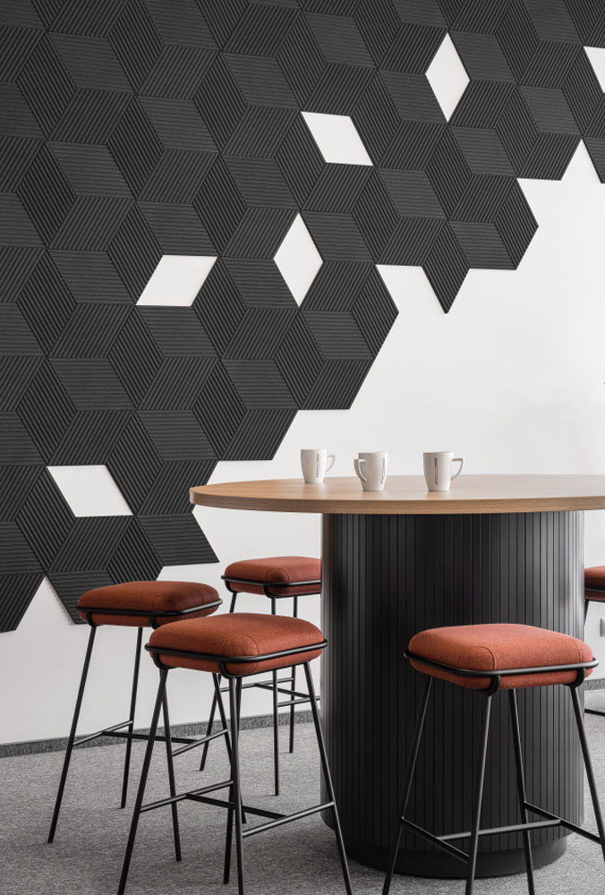 Linear Wood Black - 25/64&Quot; (10Mm) - 3D Acoustic Cork Wall Panels (Wlwobk10) Linear Wood Black – 25/64″ (10Mm) (Wall Tile) - Image 5