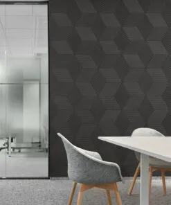Linear Wood Black – 25/64″ (10mm) (Wall Tile) - Image 2