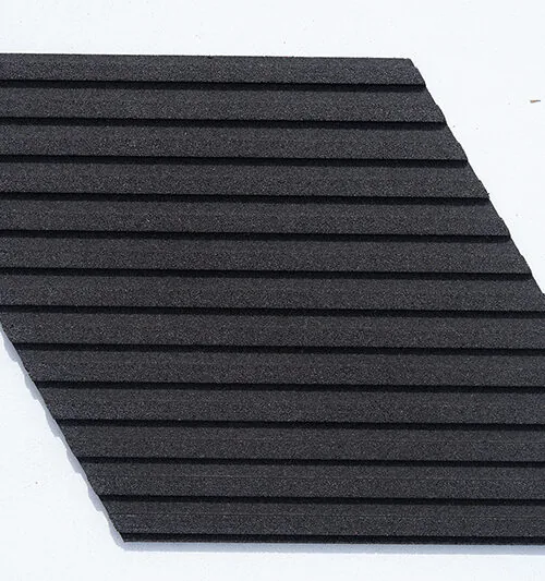 alt="Linear Wood Black 3D Acoustic Cork Wall Panel for Soundproof Decorative Wall Covering"