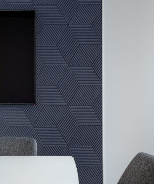 Linear Wood Deep Blue - 25/64&Quot; (10Mm) – 3D Acoustic Cork Wall Panels (Wlwobl10) Linear Wood Deep Blue – 25/64″ (10Mm) (Wall Tile) - Image 6