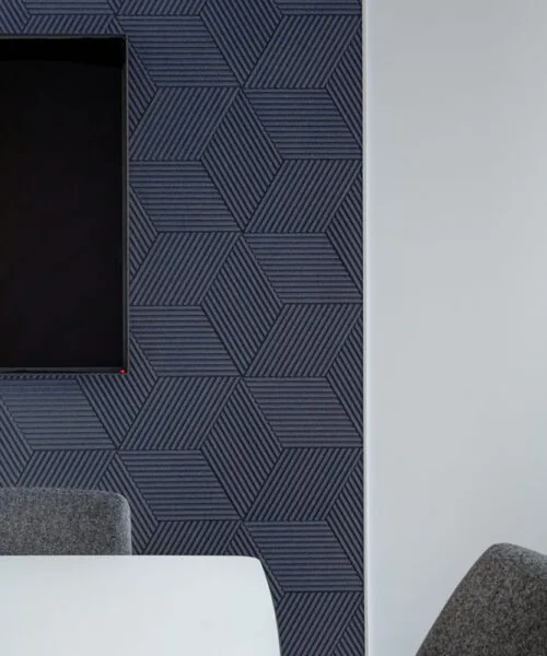 Linear Wood Deep Blue - 25/64&Quot; (10Mm) – 3D Acoustic Cork Wall Panels (Wlwobl10) Linear Wood Deep Blue – 25/64″ (10Mm) (Wall Tile) - Image 6
