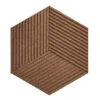 Linear wood natural 3d acoustic cork decorative wall panels 3.