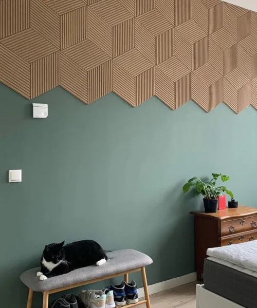 Linear Wood Natural - 25/64&Quot; (10Mm) – 3D Acoustic Cork Wall Panels (Wlwon10) Linear Wood Natural – 25/64″ (10Mm) (Wall Tile) - Image 15