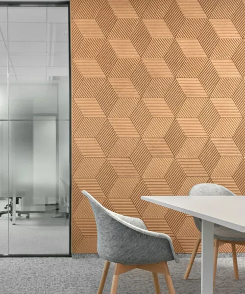 Linear Wood Natural - 25/64&Quot; (10Mm) – 3D Acoustic Cork Wall Panels (Wlwon10) Linear Wood Natural – 25/64″ (10Mm) (Wall Tile) - Image 9