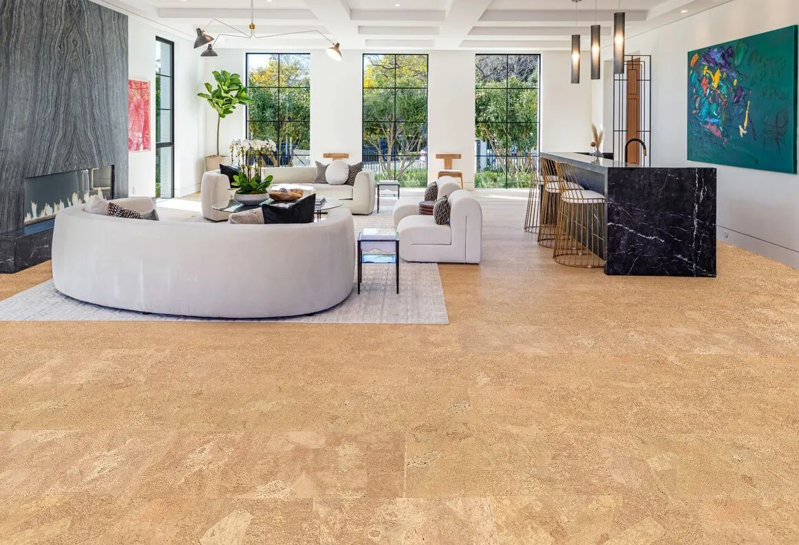 Logan - 1/4&Quot; (6Mm) - Cork Glue Down Tile (Glo6) Logan Cork Leed-Certified Flooring