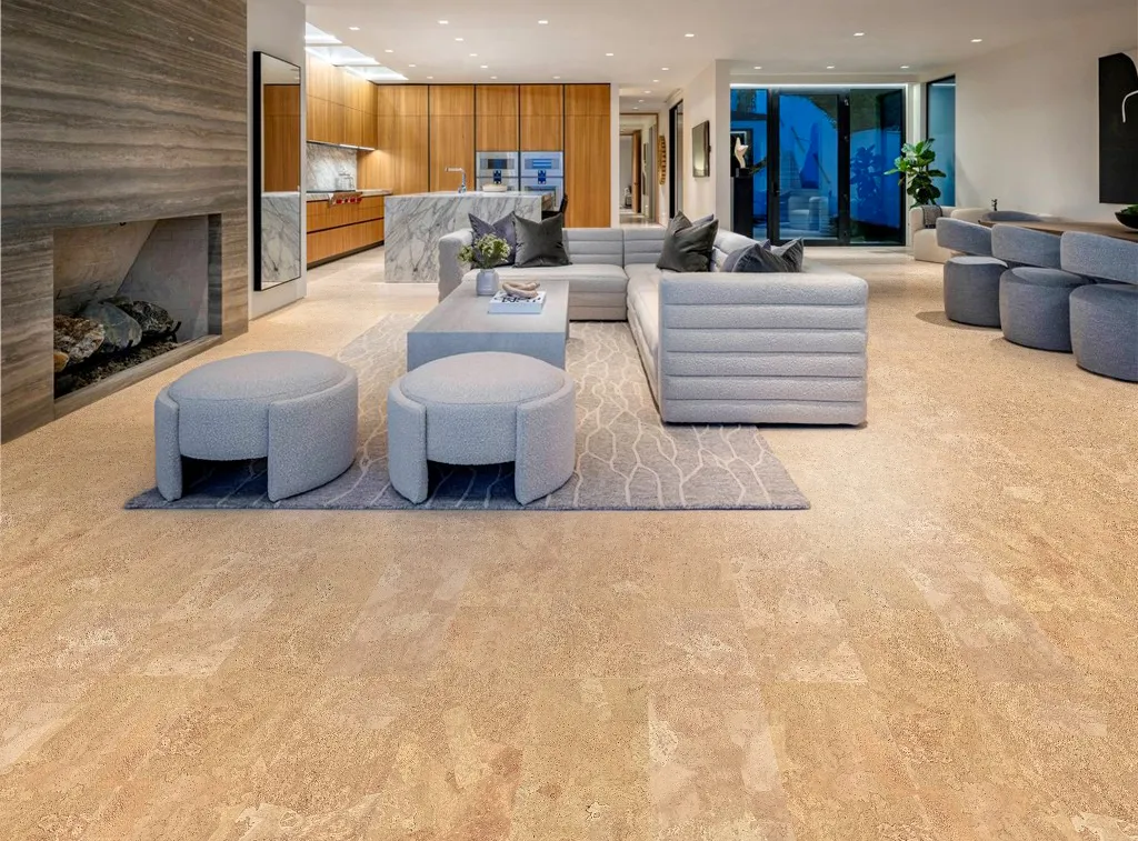 Logan - 1/4&Quot; (6Mm) - Cork Glue Down Tile (Glo6) Logan Cork Environment-Conscious Flooring