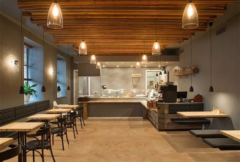 Logan Forna Cork Floor Interior Restaurant Wooden Design