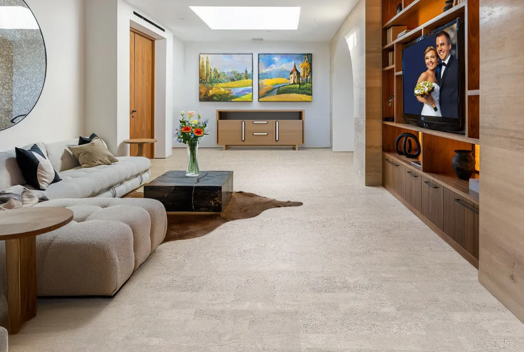 Mystic Vanilla - 7/16&Quot; (11Mm) - Swiss Real Cork Floating (Fmv11) Mystic Vanilla Swiss Cork Floating Flooring For Quiet Basement
