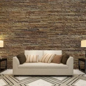 Textured cork wall tiles for acoustic feature walls
