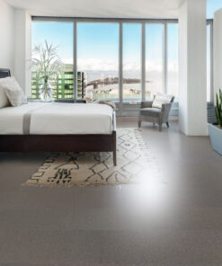 Night Swiss Black Cork Flooring Floating Low-Maintenance Flooring Bedroom Options