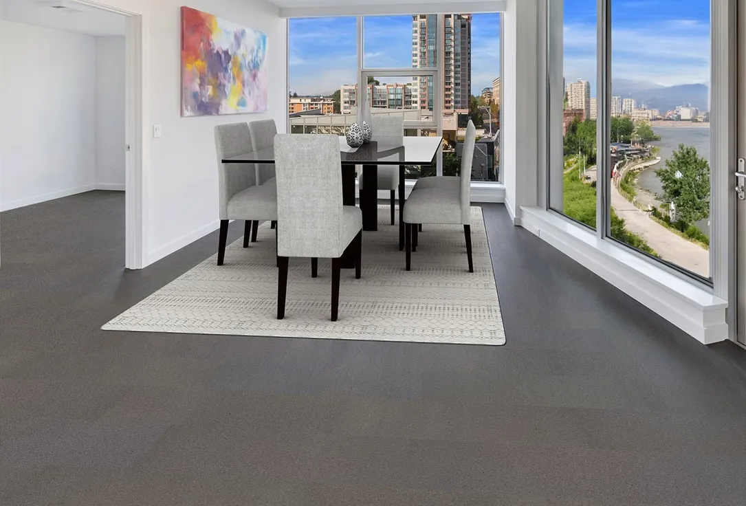 Night - 7/16&Quot; (11Mm) - Swiss Real Cork Floating (Fnig11) Night Swiss Dark Cork Flooring Floating Non-Toxic Flooring For Homes