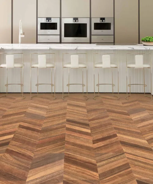 Noble Chevron - 7/16″ (11Mm) - Swiss Design Cork Floating (Fnob11) Noble Chevron Cork Floating Floor Sustainability Tiles