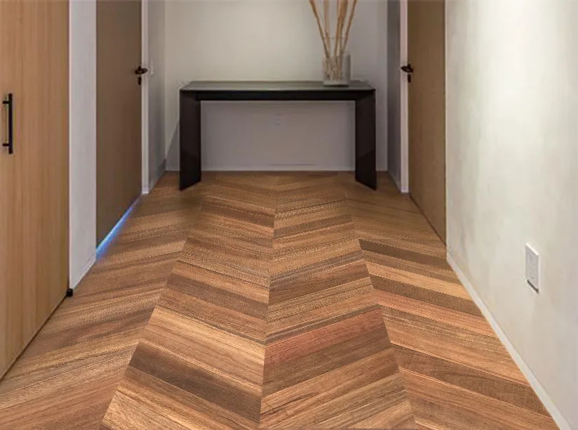 Noble Chevron - 7/16″ (11Mm) - Swiss Design Cork Floating (Fnob11) Noble Chevron Cork Floating Flooring For Urban Apartments