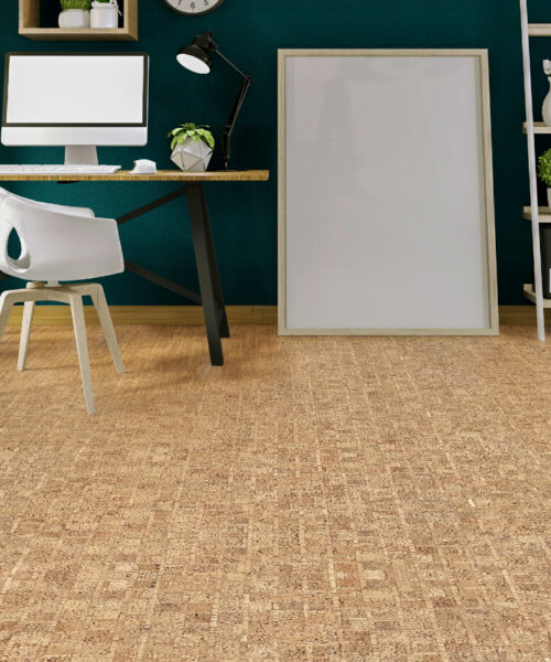 Parcork Cork Flooring In Home Office Boost Productivity And Comfort