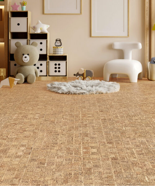 Parcork Flooring In Kids Bedroom Allergy-Free Haven