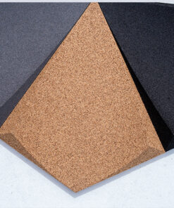 Petal Acoustic Cork Wall Panel Sculpted Geometric Cork Panels Natural Beauty Sound Absorption Architectural