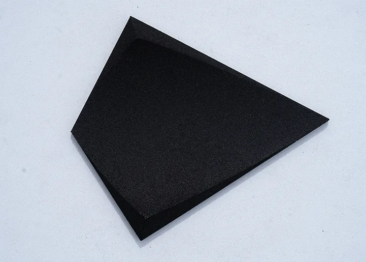Petal Black - 1 3/16&Quot; (30Mm) – 3D Acoustic Cork Wall Panels (Wpbk30) Petal Black Acoustic Cork Wall Panel Soundproof Decorative Wall Tile.