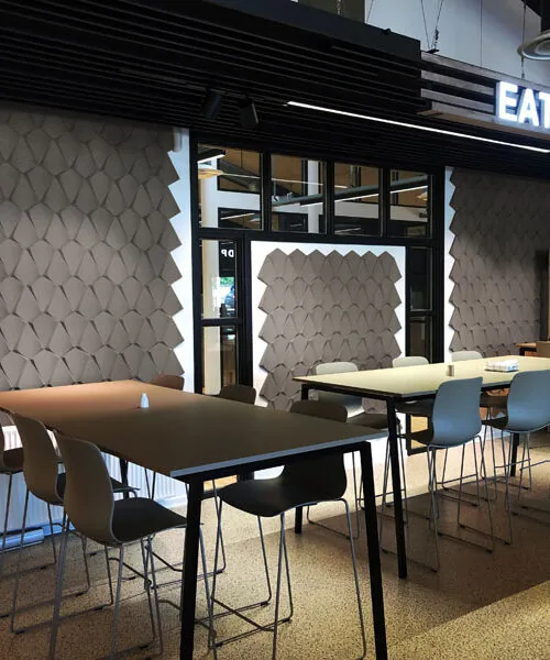 Petal Grey - 1 3/16&Quot; (30Mm) – 3D Acoustic Cork Wall Panels (Wpg30) Petal Grey – 1 – 1 3/16″ (30Mm) (Wall Tile) - Image 2