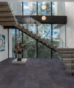 Rainbow Slate - 7/16&Quot; (11Mm) - Swiss Real Stone (Rrain11) Rainbow Slate Real Stone Flooring – Contemporary Stair Area And Entryway Design